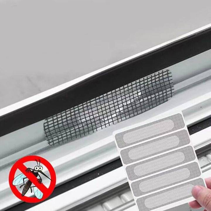 6 PCs mosquito repellent patch Velcro hole window panel repair subsidies