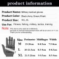 Tactical All Finger Gloves Male Outdoor Sports Riding Mountaineering Army Fans Special Forces Combat Training Anti slip and Wear. 