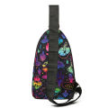 Crossbody bag, crossbody purse, shoulder bag, versatile bag, ethnic canvas backpack on the chest/back. 