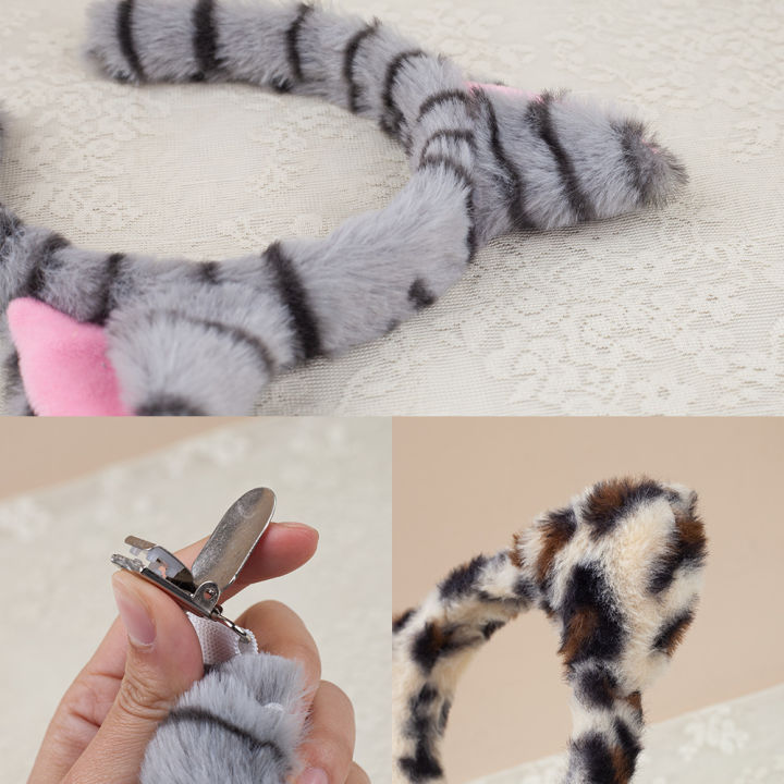 Anime%20Leopard%20Print%20Cat%20Ear%20Headband%20Cosplay%20Halloween%20Stripe%20Anime%20Animal%20Tiger%20Plush%20Headwear%20Tie%20Tail%20Gloves%20Performance%20Prop%20-%20Image%205