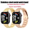 Replaceable Stainless Steel Band for Redmi Watch 6 5 4 Xiaomi Mi Band 9 Pro 8 Pro Metal Bracelet. 