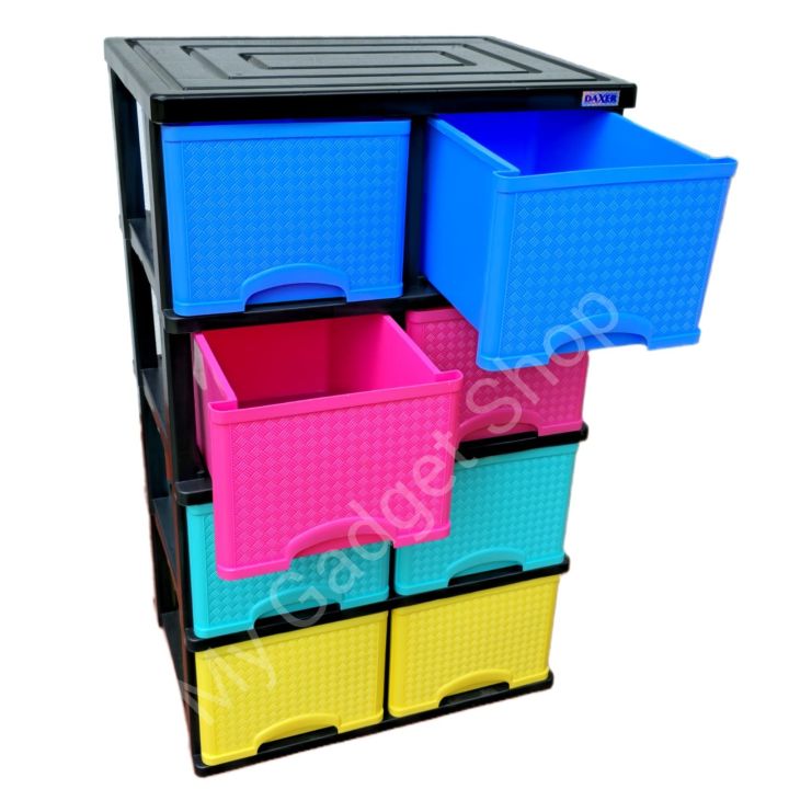Damro%20Daxer%206%20in%201%20and%208%20in%201%20drawer%20cupboard%20baby%20drawer%20wardrobe%20office%20cupboard%20bed%20side%20cupboard%20multi%20color%20home%20drawer%20cupboard%20-%20Image%204