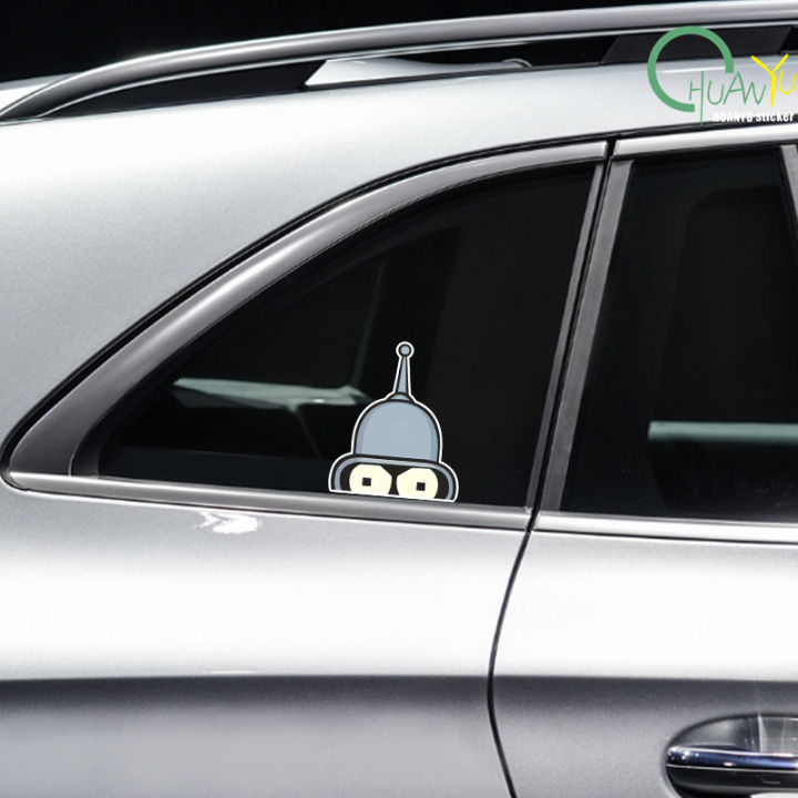 Bender-Face-Futurama's%20Sticker%20Cartoon%20Vinyl%20for%20Cars%20Trucks%20Laptops%20-%20Image%202