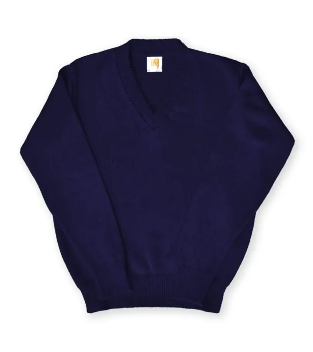 Navy%20Blue%20Woolen%20Kids%20Blue%20School%20Sweater%20-%20Image%202