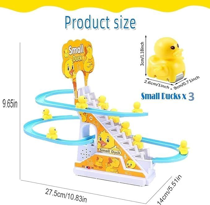 Duck%20Slide%20Track%20Racing%20Toys%20for%20Kids%20-%20Sliding%20%20Cartoon%20Stair%20Climbing%20Toys%20for%20Kids,%20Escalator%20Toy%20with%20Lights%20and%20Music%20-%20educational%20learning%20toddlers%20-%20Image%205