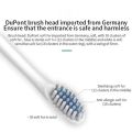 Adult Sonic Electric Toothbrush IPX7 Waterproof with DuPont Brush Head USB Rechargeable High-Frequency Cleaning 6 Modes.