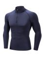 Men Running Compression T-shirt Long Sleeves Sport Tees Gym Fitness Sweatshirt Male Jogging Tracksuit Homme Athletic Shirt Tops. 