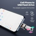 120W USB to Type C OTG Adapter 10Gbps High Speed Data Transfer USB C Converter For iPhone Samsung Xiaomi Huawei Type C Connector.