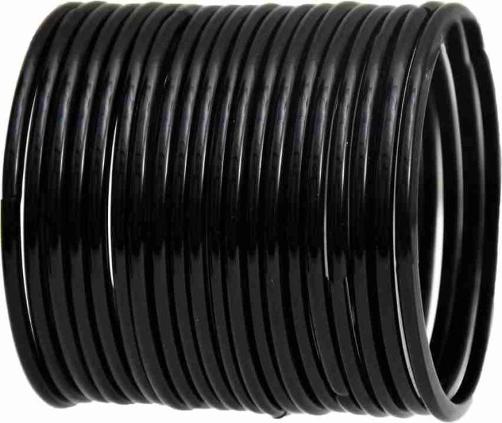 1 Set Of Plain China Glass Bangles For Girls And Womens, Black Colour Bangles Sold By Click to Pack360
