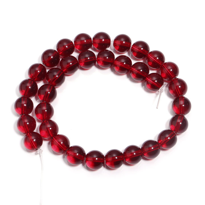 1%20Strand%20Red%20Glass%20Beads%204/6/8/10/12mm%20Round%20Crystal%20Loose%20Spacer%20Bead%20for%20Jewelry%20Making%20Stuff%20DIY%20Necklace%20Bracelet%20Wholesale%20-%20Image%207