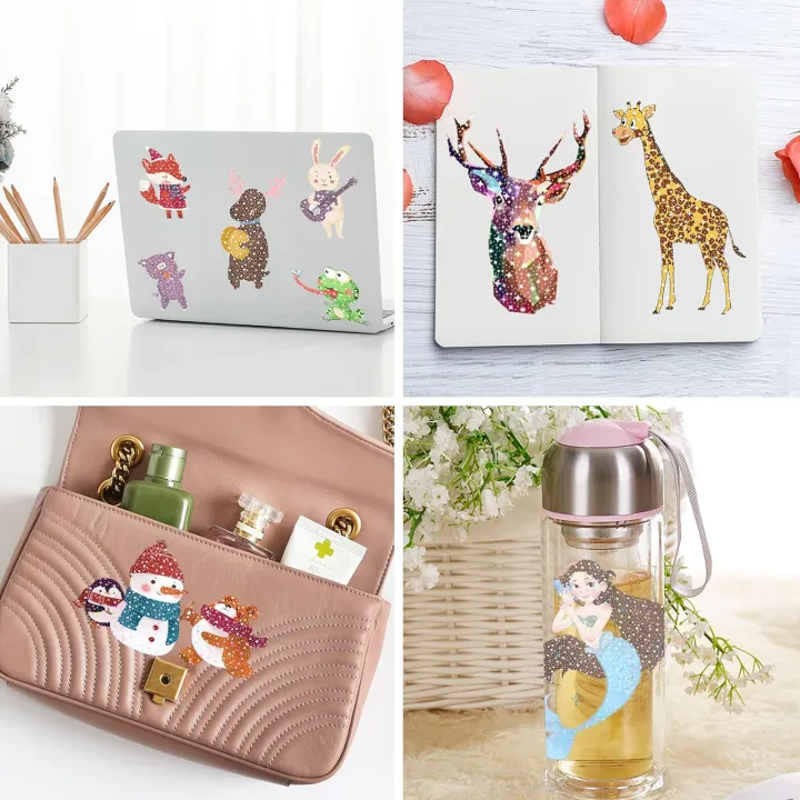 50%20Sheets%20Holographic%20Vinyl%20Sticker%20Paper%20Clear%20A6%20Self%20Adhesive%20Waterproof%20Cold%20Lamination%20Film%20Gem%20Rainbow%20Sand%20Star%20Patterns%20-%20Image%206