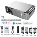 LED 4K Projector Home Theater Projector Bedroom Movie Projection Device Smart WITFI Business Projection Mobile Phone Link. 