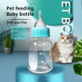 120ml Small Pet Feeding Bottle Puppy Kitten Feeding Bottle Cat Dog Feeder   Cat Baby Nursing Water Milk Feeder Drinking Bottle. 