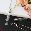 Glass Locket Urn Jewelry Cremation Jewelry Urn Necklace for Ashes Fillable vials Necklaces Blood Vial Necklace. 