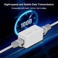ZOERAX 2pcs RJ45 Cat6 Inline Coupler Ethernet Coupler, Ethernet Extender Connecter for Cat6/Cat5e/Cat5 Ethernet Cables. 