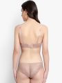 Nude Coloured Women Bra and Underwear Set. 