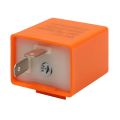 2Pin Motorcycle LED Flasher Relay Adjustable Frequency of Turn Signal Blinker Indicator Flasher Relays For Motorbike Accessories. 
