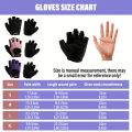 1 Pair Half Finger Gloves for Women Men Gym Fitness Anti-Slip Gel Pad Gloves Gym Cycling Fingerless Gloves Bicycle Accessories. 