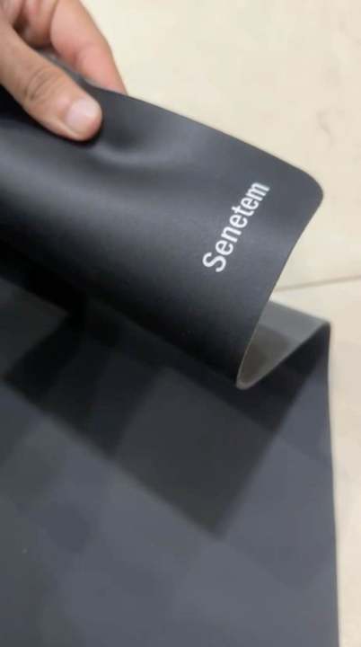 Senetem XXL Large Mouse Pad, Ultra-Smooth Gaming Mousepad, Non-Slip Rubber Base, Washable Surface Fits Wired & Wireless Mouse – Big & Long Keyboard Computer Black Mat for Desk,