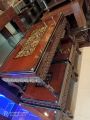 Centre Table  , Polish Wooden Table With Glass Top , Rectangle shape. 