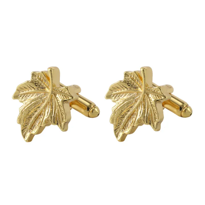 New%20Tide%20Alloy%20Leaf%20Men's%20Cufflinks%20Simple%20Maple%20Leaf%20Metal%20Sleeve%20Studs%20Button%20Retro%20Solid%20Shirt%20Button%20Dress%20Accessories%20-%20Image%206