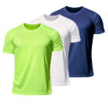 Sport T Shirt Men Short Sleeve Fitness Tops Quick Dry Summer Training Workout Tights Jersey Gym Running T-Shirt Rashguard Men. 