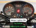 Speedometer Tachometer Assembly with Wiring, Meter Bracket and Installation Kit / RPM Meter - Odometer - Fuel Level Gauge - Gear Indicator  - Turn Signals Indication for 70cc / 100cc / 150cc / 200cc Motorbikes and TEZ RAFTAR Cargo Loader. 