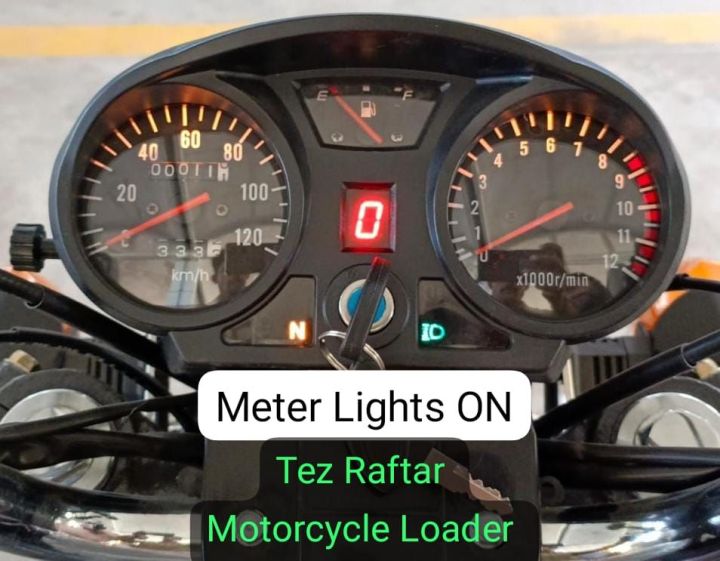 Speedometer%20Tachometer%20Assembly%20with%20Wiring,%20Meter%20Bracket%20and%20Installation%20Kit%20/%20RPM%20Meter%20-%20Odometer%20-%20Fuel%20Level%20Gauge%20-%20Gear%20Indicator%20%20-%20Turn%20Signals%20Indication%20for%2070cc%20/%20100cc%20/%20150cc%20/%20200cc%20Motorbikes%20and%20TEZ%20RAFTAR%20Cargo%20Loader%20-%20Image%202