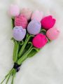 room decor crochet 4 flowers set (vase not include). 