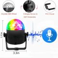 RGB Party Light RGB Podda Disco DJ Party Lights Sound Activated with Remote Control 7 Colors RGB Projection Effects for Party Holiday KTV Bar Wedding Christmas Karaoke DJ Club. 