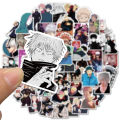 50Pcs Cartoon Jujutsu Kaisen Stickers DIY Laptop Skateboard Kids Cool Sticker Itadori Yuji Satoru Gojo Anime Decal Toys. 