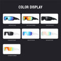 Bike Glasses UV400 Sun Protection Cycling Sunglasses Adjustable Lightweight Large Frame for Men Women. 