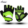 MOREOK Bicycle Gloves Half Finger Breathable Outdoor Sports MTB Road Biking Glove 5MM Pads Anti-slip Bike Cycling Gloves Fitness. 