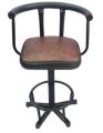 Stylish M.S Counter Tool Chair (PREMIUM QUALITY) - BLACK (1Pcs). 