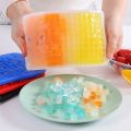 1pcs Food Grade Silicone Bar Ice Cube Tray Mini Ice Cubes Small Square Mold Ice Maker Silicone Mold.
