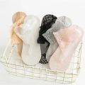 3 Pairs Summer Thin Lolita Lace Invisible Women Socks Section Hollow Mesh Lace Flower Cotton Bottom Comfortable Breathable Sock. 