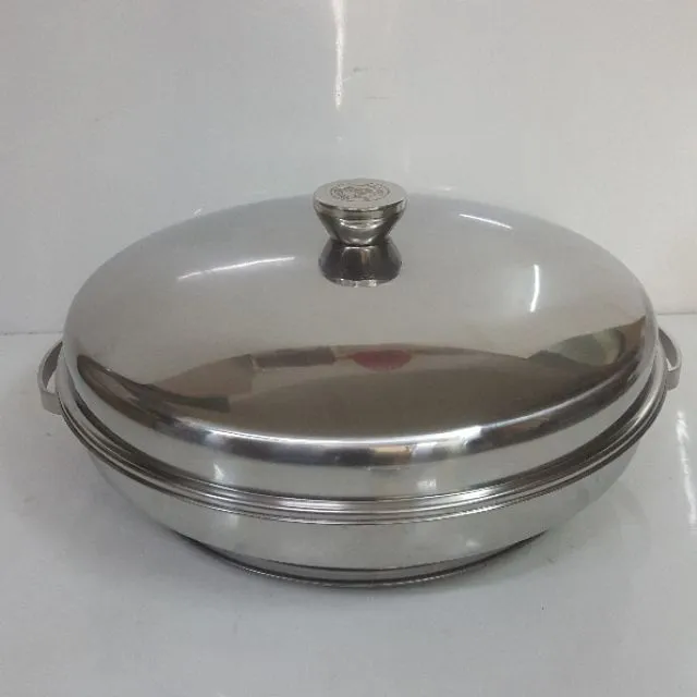 Stainless%20Steel%20Round%20Chafing%20Dish/Buffet/Kenduri/%20Catering%20Set%20with%20Lid%20-%20Image%203