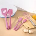 Pack of 5 Silica Gel Kitchen Utensils Set with Box Packing (Mix/Random color). 