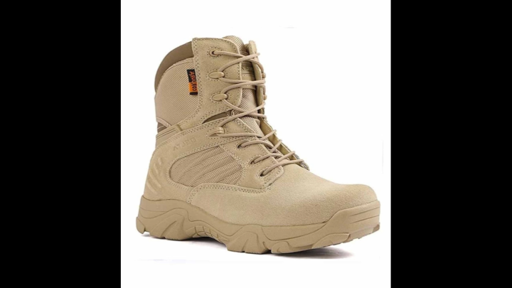 Delta Leather Tactical Boots-Non-Slip Desert Hiking Outdoor