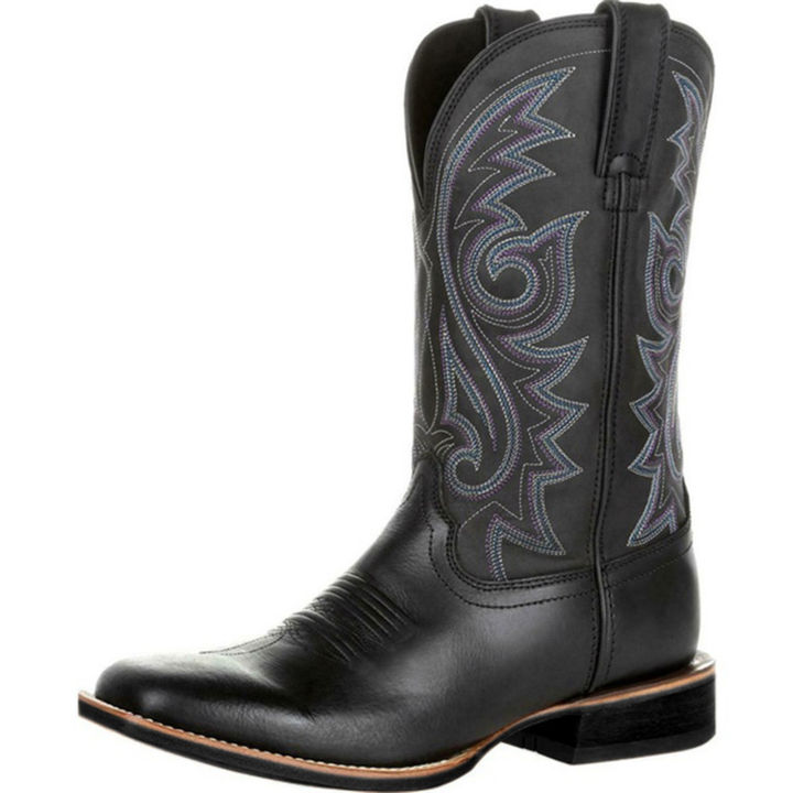 Handmade%20Men%20Cowboy%20Boots%20Embroidery%20Western%20Boots%20Pointed-toe%20Mid-calf%20Male%20Boots%20New%20Slip%20on%20Men%20Riding%20Boots%20Zapatos%20Hombre%20-%20Image%207