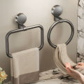 No Need To Drill Suction Cup bathroom towel ring Kitchen rag rack toilet wall hanging hand towel ring kitchen rag rack. 