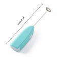 Electric Egg Beater Milk Frother For Coffee Household Kitchen Mini Stainless Steel Coffee Milk Tea Blender.