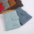 Leather Passport Holder Covers Case Waterproof Travel Credit Card Wallet Cute Passport Book for Women/Men Buckle Passport Cover.