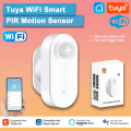 Tuya WiFi Human PIR Motion Sensor Motion Detecter 360° Rotatable Linked Smart Home Smart Security Alarm Alexa  Assistant. 