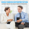 Portable Ai Language Translator Device with 138 Languages Voice Translating Offline Translation Support Voice Video Recording. 