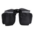 25L Double Side Bike Rack Bag Waterproof Mountain Road Bicycle Bike Rack Rear Seat Tail Carrier Trunk for Short-distance. 