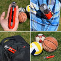 1 8-inch Basketball Pump Multi-Functional Basketball Soccer Volleyball Portable Pump Air Pump with Air Needle. 