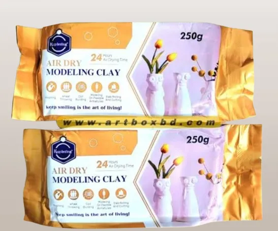 Keep%20Smiling%20Air%20Dry%20Modelling%20Clay%20250g%20White%20-%20Image%202