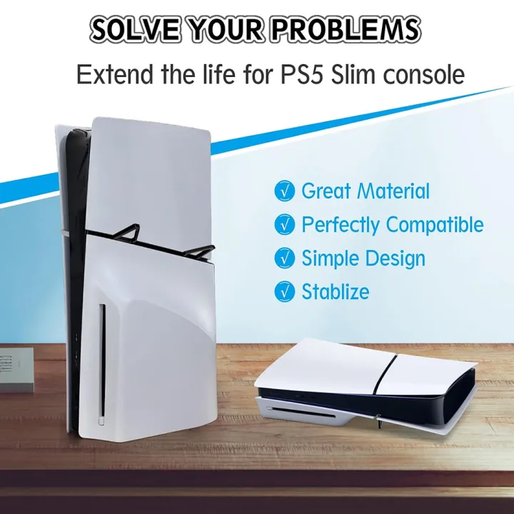 2Pcs%20Transparent%20Horizontal%20Stand%20For%20PS5%20Slim%20/%20Pro%20Acrylic%20Triangle%20Base%20Holder%20Support%20Storage%20Stand%20for%20PS5%20Slim%20Accessories%20-%20Image%203