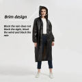 High Quality 1piece EVA Unisex Raincoat Thickened Raincoat Women Waterproof Men Black Camping Waterproof Rainwear Suit.